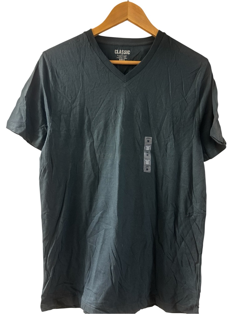 Old Navy Classic Men's V-Neck Tee in Charcoal